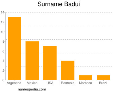 Surname Badui