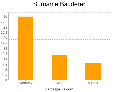 Surname Bauderer