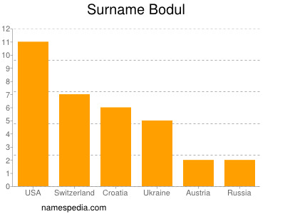 Surname Bodul