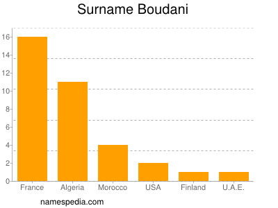 Surname Boudani