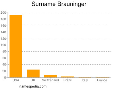 Surname Brauninger