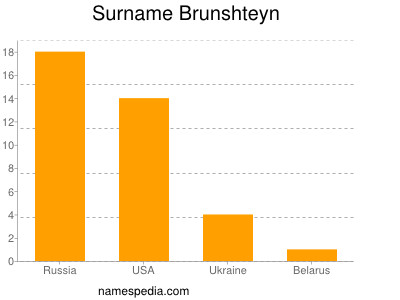 Surname Brunshteyn