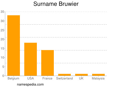 Surname Bruwier