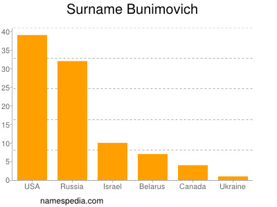 Surname Bunimovich