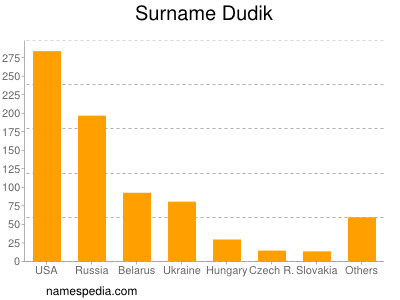 Surname Dudik
