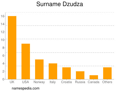 Surname Dzudza