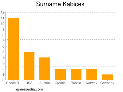 Surname Kabicek