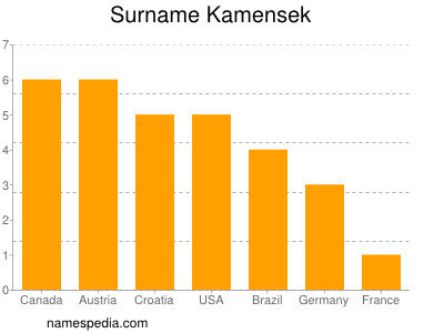 Surname Kamensek