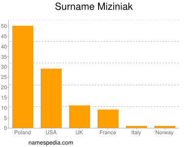 Surname Miziniak