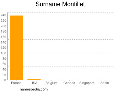 Surname Montillet