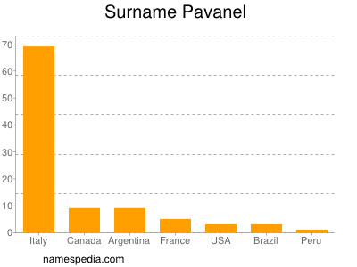 Surname Pavanel