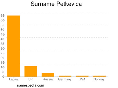 Surname Petkevica
