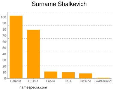 Surname Shalkevich