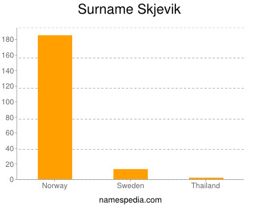 Surname Skjevik