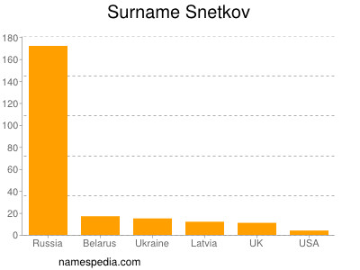 Surname Snetkov