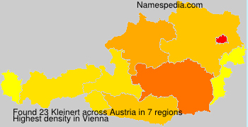 Surname Kleinert in Austria