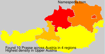 Surname Prasse in Austria