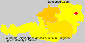 Surname Reichenbach in Austria