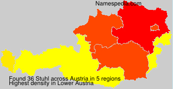 Surname Stuhl in Austria