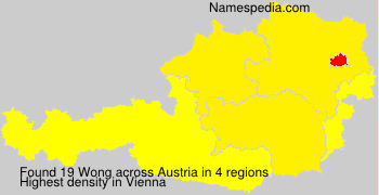 Surname Wong in Austria
