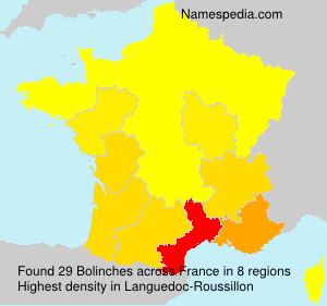 Surname Bolinches in France