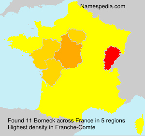 Surname Borneck in France