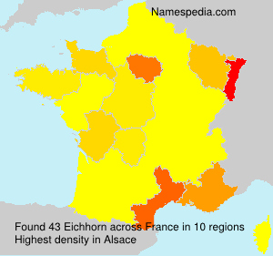 Surname Eichhorn in France