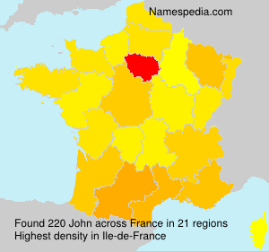 Surname John in France