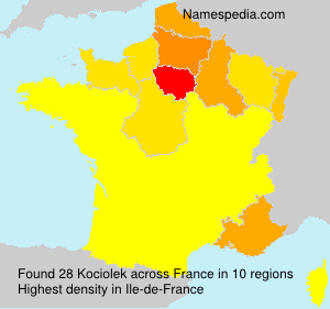 Surname Kociolek in France