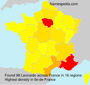 Surname Leonardo in France