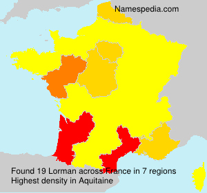 Surname Lorman in France