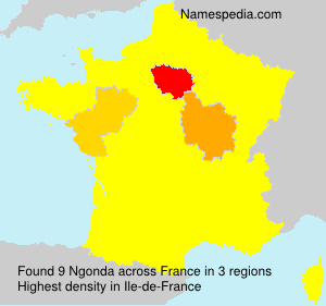 Surname Ngonda in France