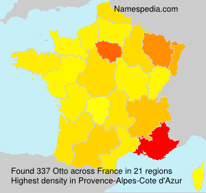 Surname Otto in France