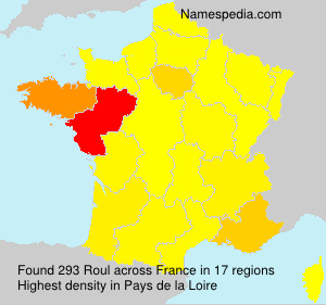 Surname Roul in France