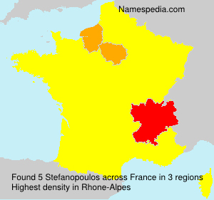 Surname Stefanopoulos in France