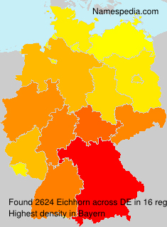 Surname Eichhorn in Germany