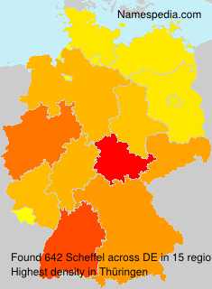 Surname Scheffel in Germany
