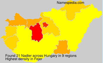 Surname Nadler in Hungary
