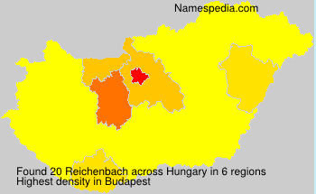 Surname Reichenbach in Hungary