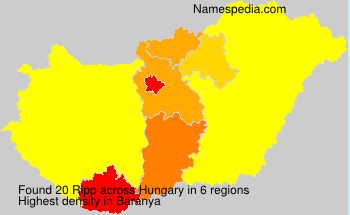 Surname Ripp in Hungary