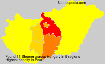 Surname Stegner in Hungary