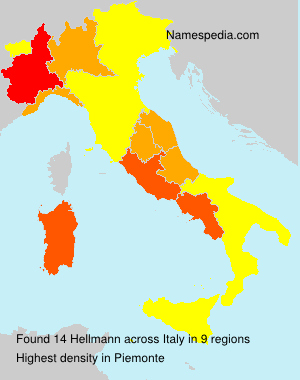 Surname Hellmann in Italy