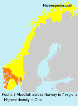 Surname Abdollah in Norway