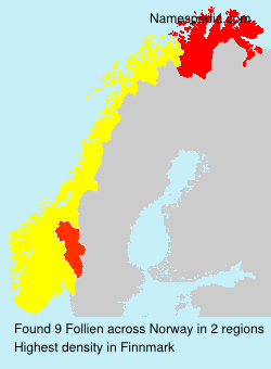 Surname Follien in Norway