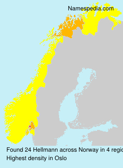 Surname Hellmann in Norway