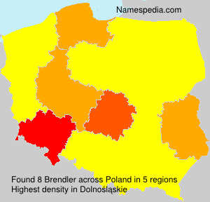 Surname Brendler in Poland