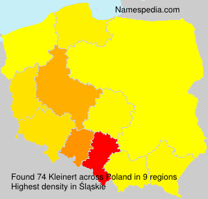 Surname Kleinert in Poland