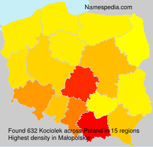 Surname Kociolek in Poland