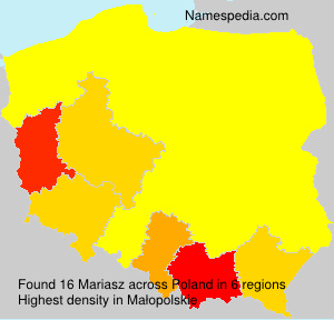 Surname Mariasz in Poland