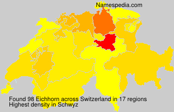 Surname Eichhorn in Switzerland